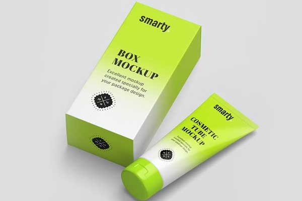 Editable Tube and Box Mockups – Elegant & Editable Product Box Designs for Print & Digital Use | Premium PSD and Vector Formats
